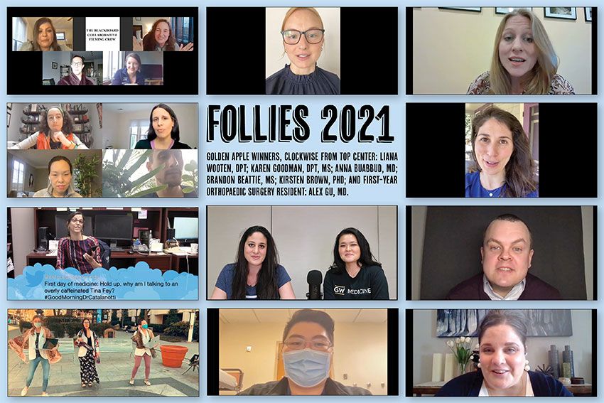 Follies 2021 | Composite image of Golden Apple Awards participants