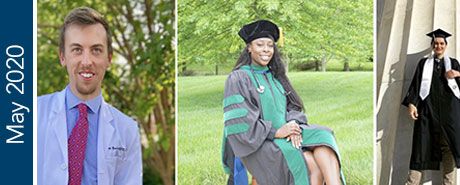 Graduating medical students posing for portraits | "May 2020"