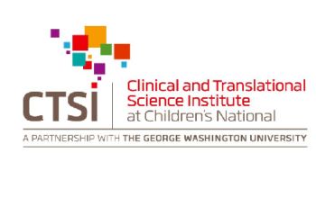 CTSI Clinical and Translational Science Institute at Children's National | Logo with multicolored squares forming the shape of a brain