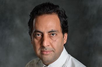 Dr. Javad Nazarian posing for a portrait