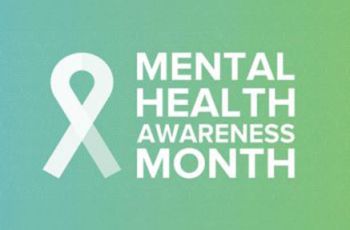 White ribbon | Mental Health Awareness Month