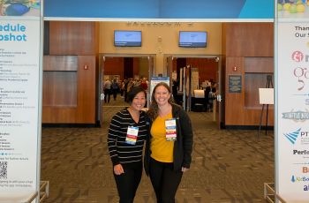 Faculty Birkmeier and Wentzell at the Pediatrics Annual Conference