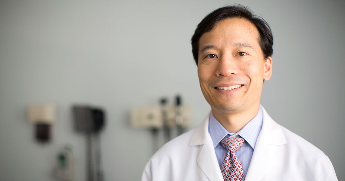 Dr. Brian Choi posing for a portrait