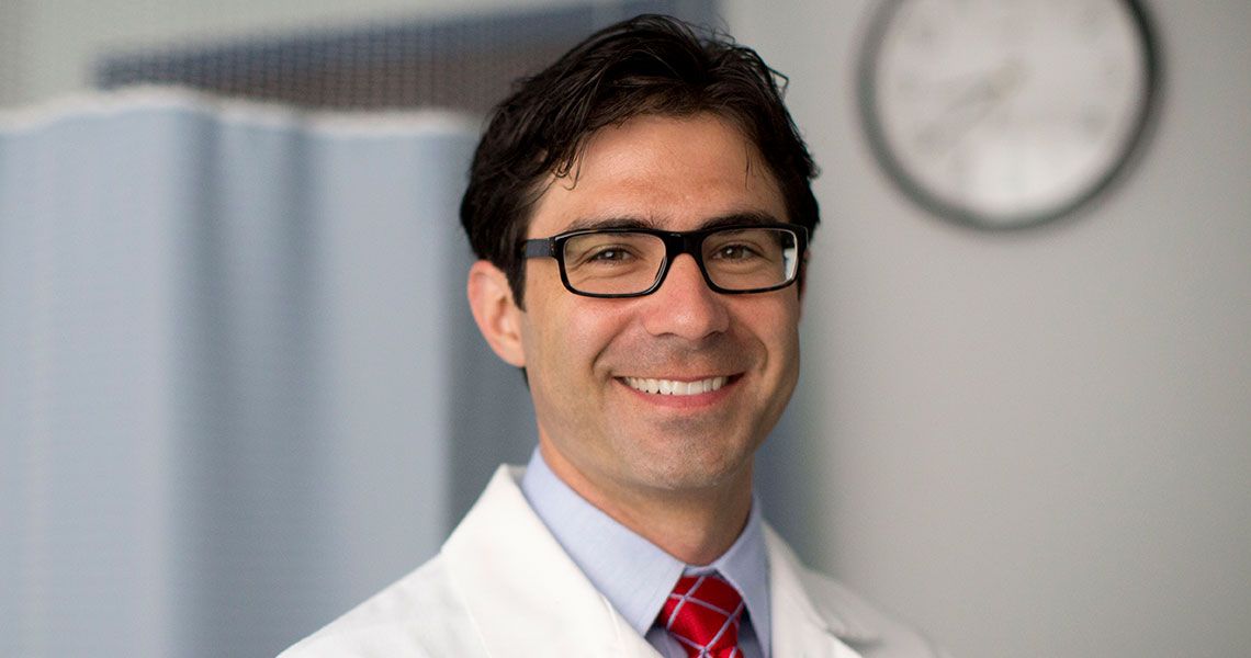 Dr. Paul Rusilko posing for a portrait