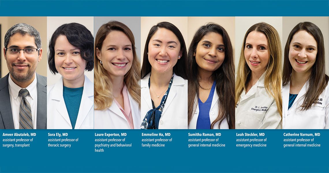 head shots of 7-member research scholars in Alpha order