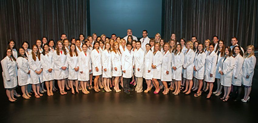 Physician Assistant class of 2014 standing together