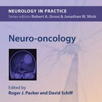 Purple scan of a skull and brain | "Neurology in Practice - Neuro-oncology"