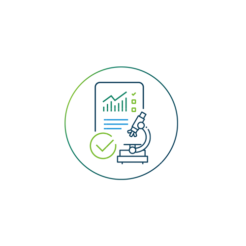 Microscope, and data iconography