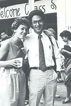Terri and Lawrence Katz posing for a photo
