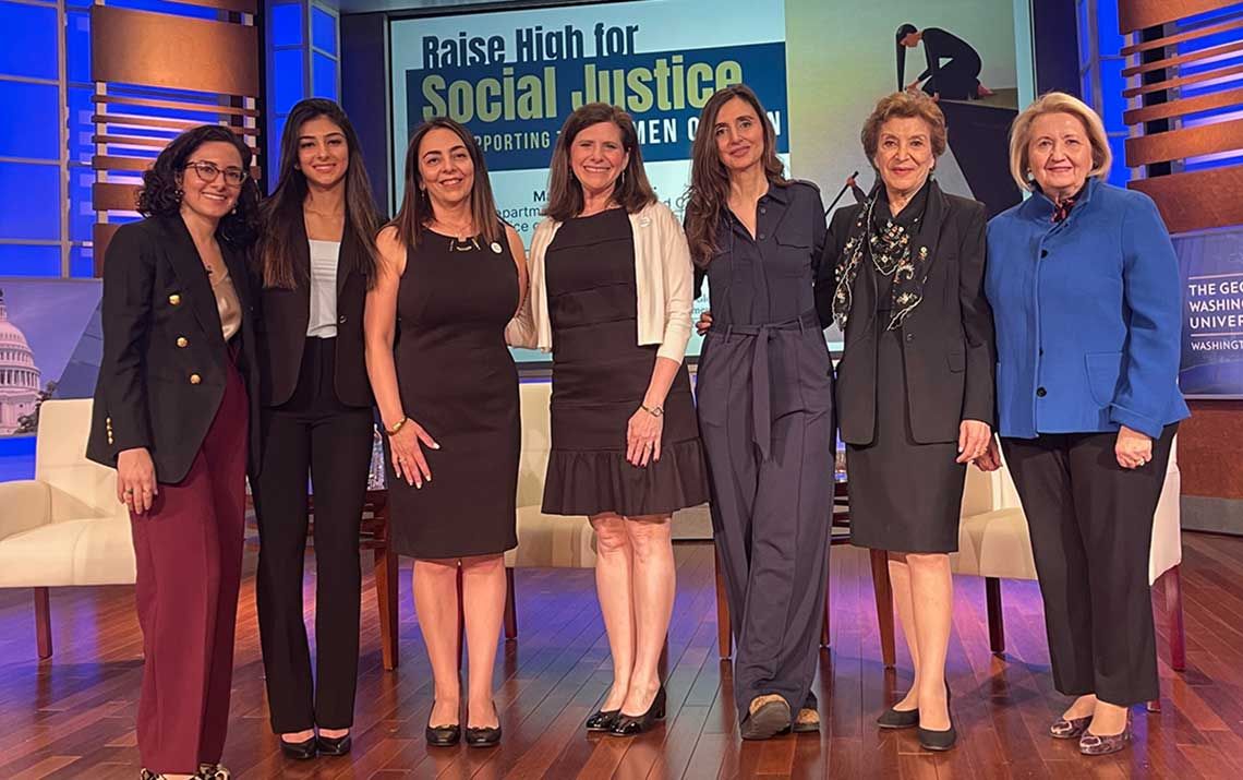 Raise High for Social Justice: GW Supporting the Women of Iran; speakers and organizers