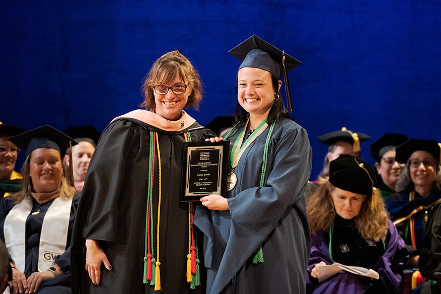 Casey Savin, who earned her Master of Health Sciences Clinical Research Administration