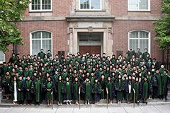 Medical Students in their caps and gowns