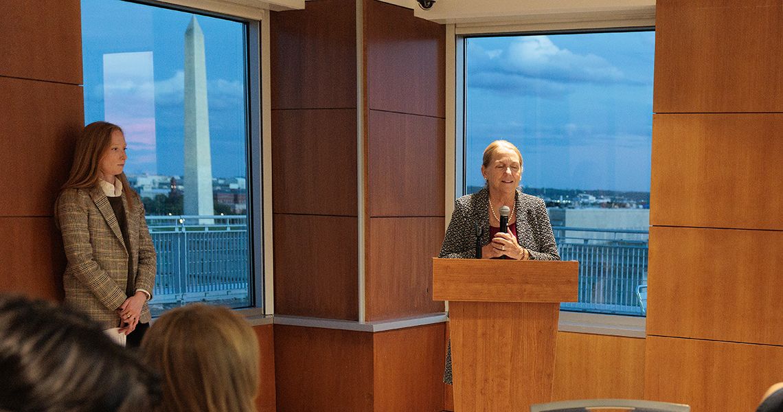 Dean Bass welcomes audience