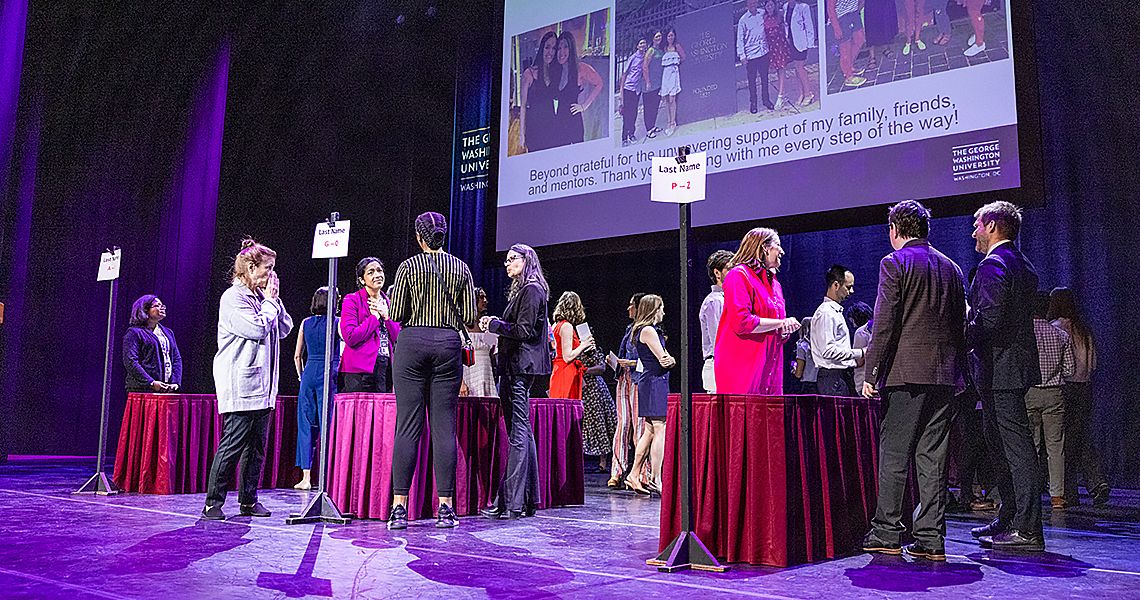 Students pick up their residency match envelopes 