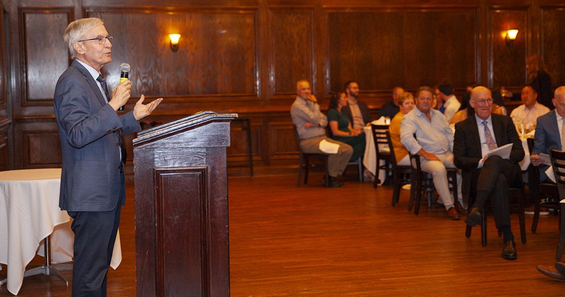 Alan Wasserman speaking at AOA