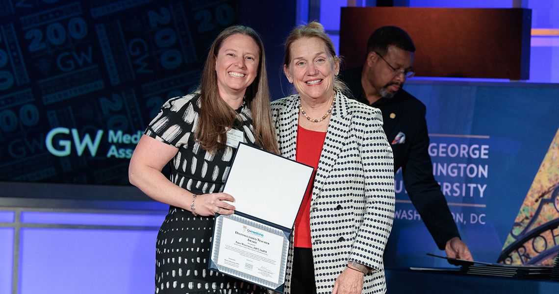 Pillar Awardee with Dean Bass