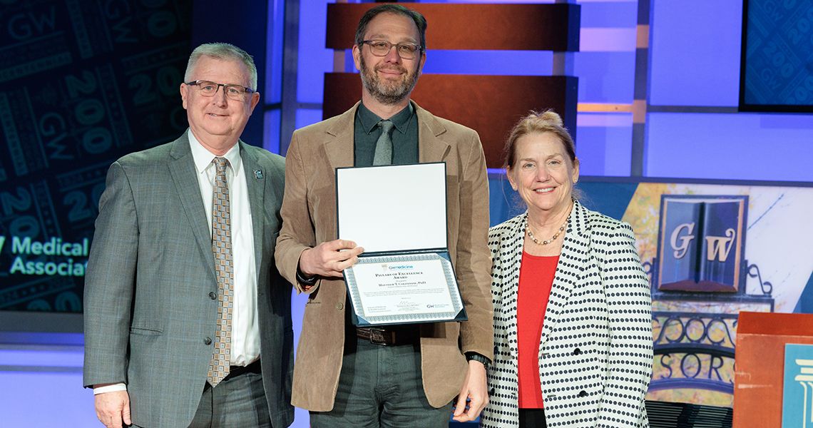 Pillar of Excellence winner with Bill Elliott and Dean Bass