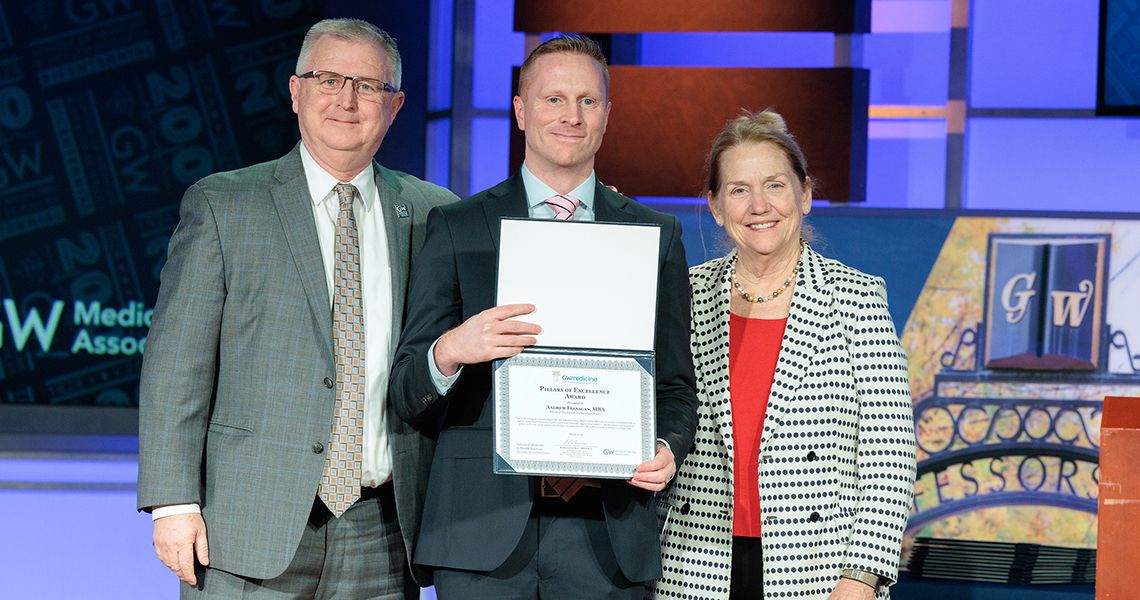 Pillar of Excellence winner with Bill Elliott and Dean Bass