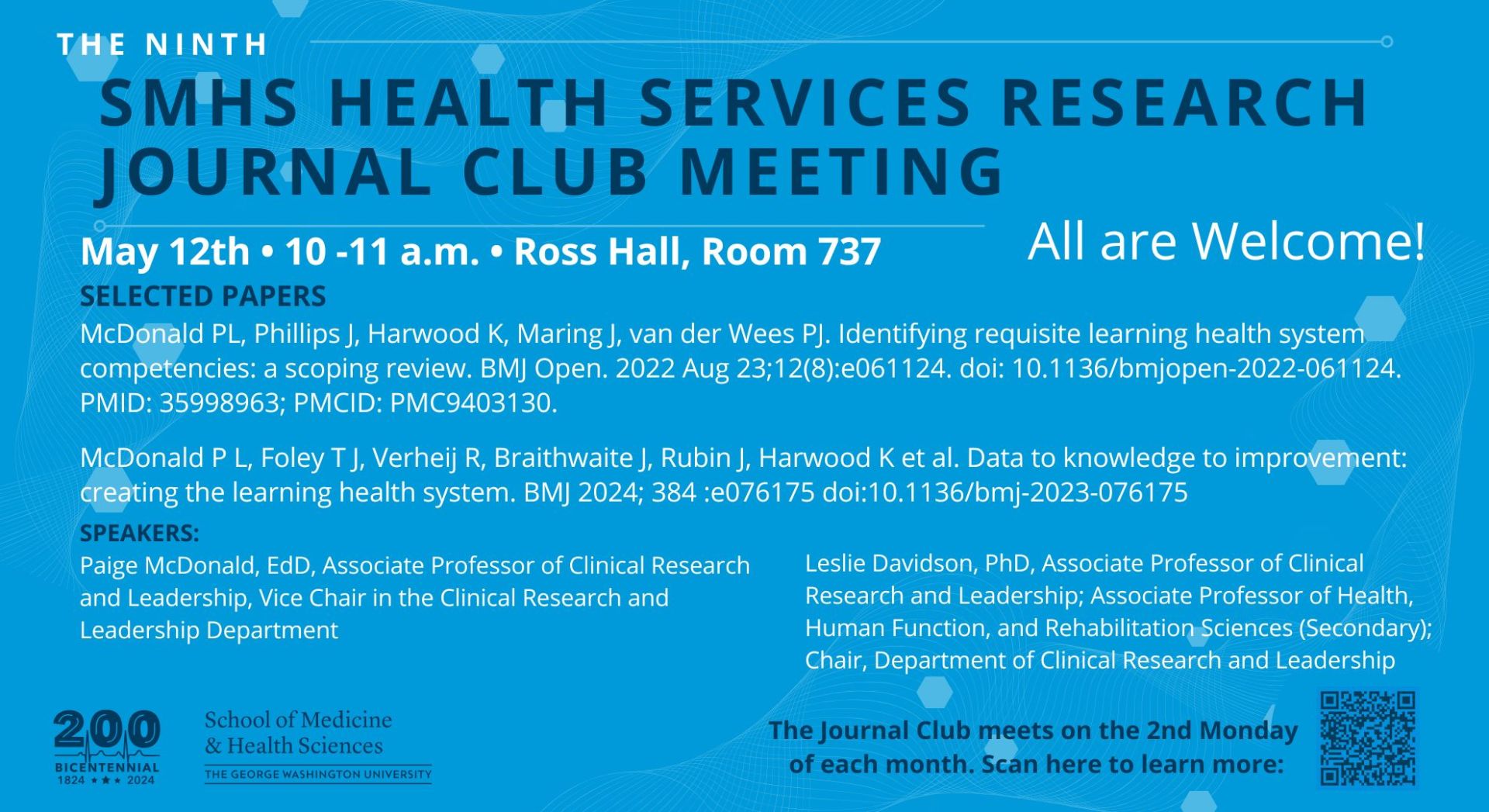 Health Sciences Research Journal Club Flyer