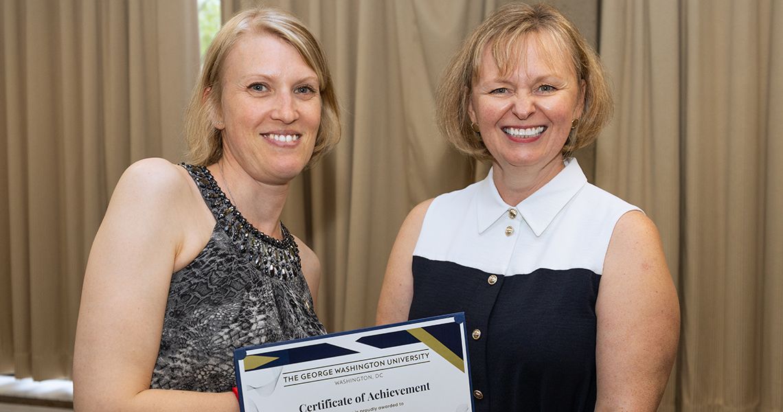 BLS student received certificate