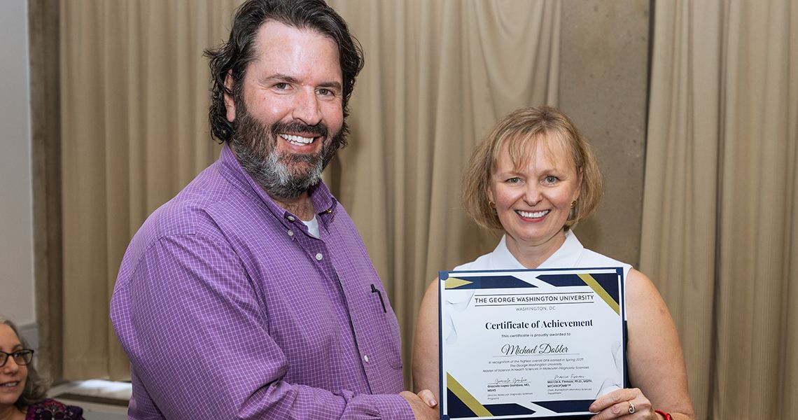 BLS student received certificate