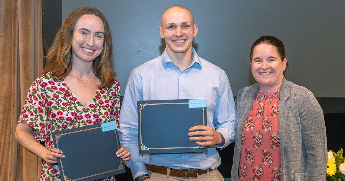 Award recipients with citations