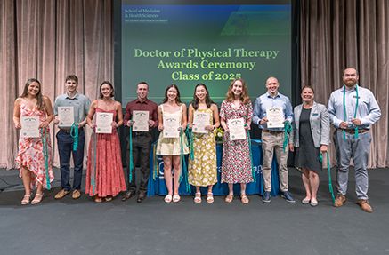 2025 PT award winners holding certificates