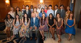 Fourth-Year Students Inducted into Gold Humanism Honor Society