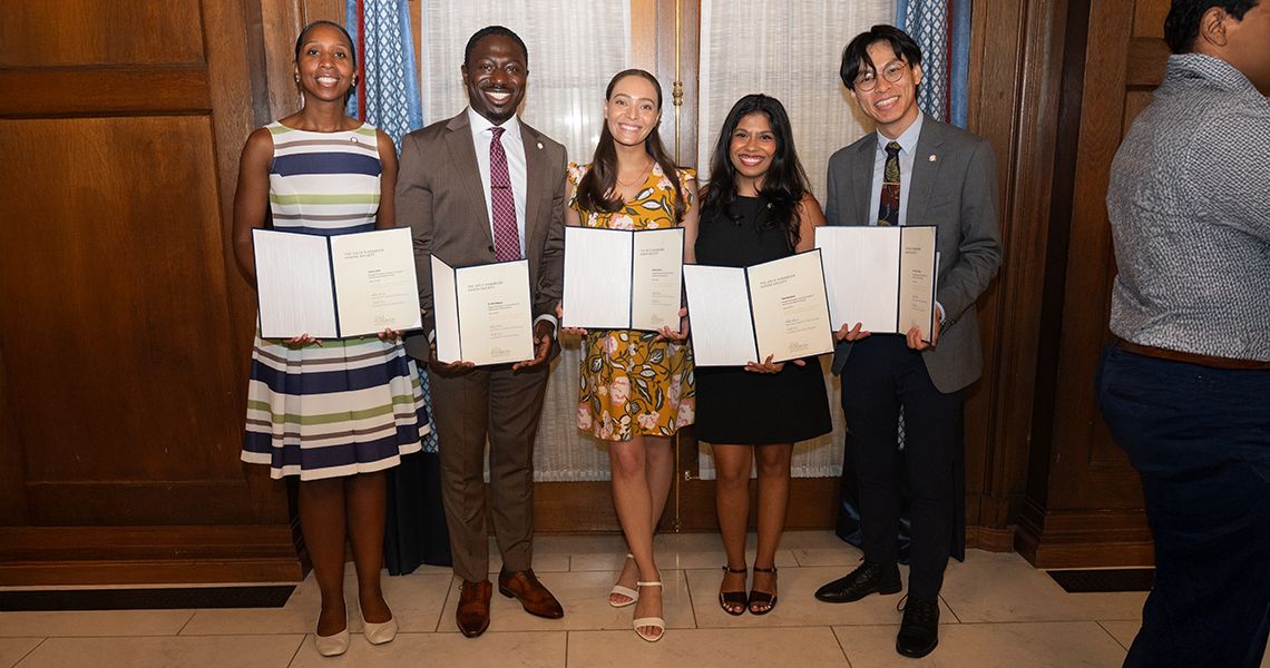 Gold Humanism students