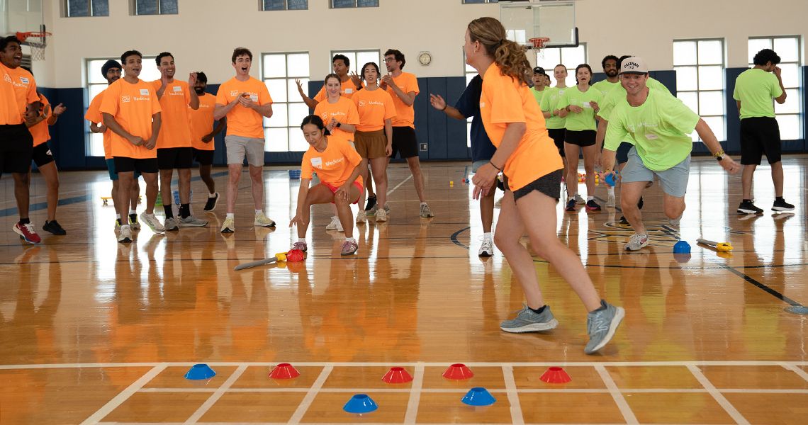 Students compete in team-building games on Activities Day
