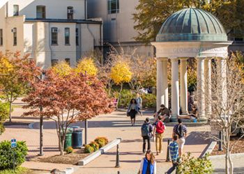 Foggy Bottom Campus during Fall