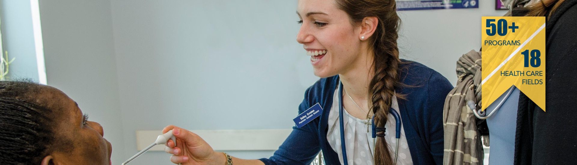 50 Healthcaqre programs in 18 health care fields