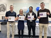 Group photo of MD program Class of 2026 military match