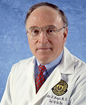 Dr. Allan Weingold posing for a portrait