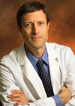 Dr. Neal Barnard posing for a portrait