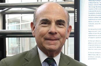 Dr. Stewart Kassan posing for a portrait