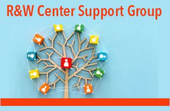 A tree whose branches hold icons of people | "R&W Center Support Group"