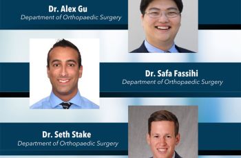 Drs. Alex Gu, Sala Fassihi, Seth Stake | portraits of these three doctors