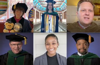 Six speakers from the virtual health sciences graduation ceremony