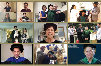 Compilation of virtual celebrations of students and SMHS 2020 MD graduation speakers 