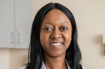 Dr. Nadine Mbuyi posing for a portrait