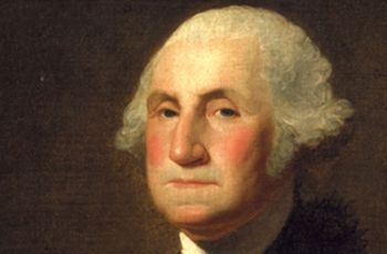 A portrait of George Washington
