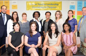 Members of the 12th Cohort of the Master Teacher Leadership Development Program posing together