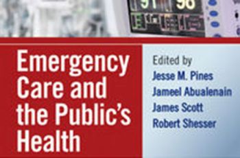Emergency Care and the Public's Health | Book cover with red label and white text