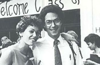 Terri and Lawrence Katz posing for a photo