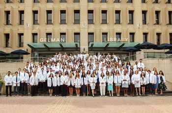 GW SMHS MD Class of 2027 group photo, thumbnail 