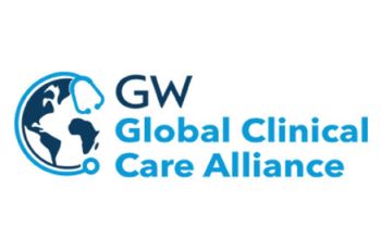 GW Global Clinical Care Alliance | Globe encircled by a stethoscope