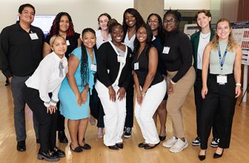 SPARC students pose for photo