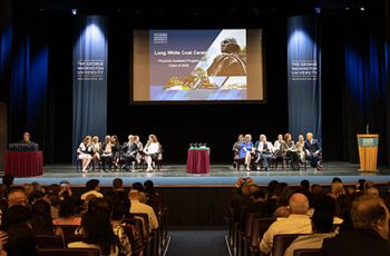 PA Long White Coat ceremony stage