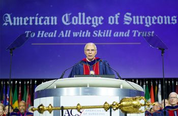 Dr. Sidawy at ACS installation